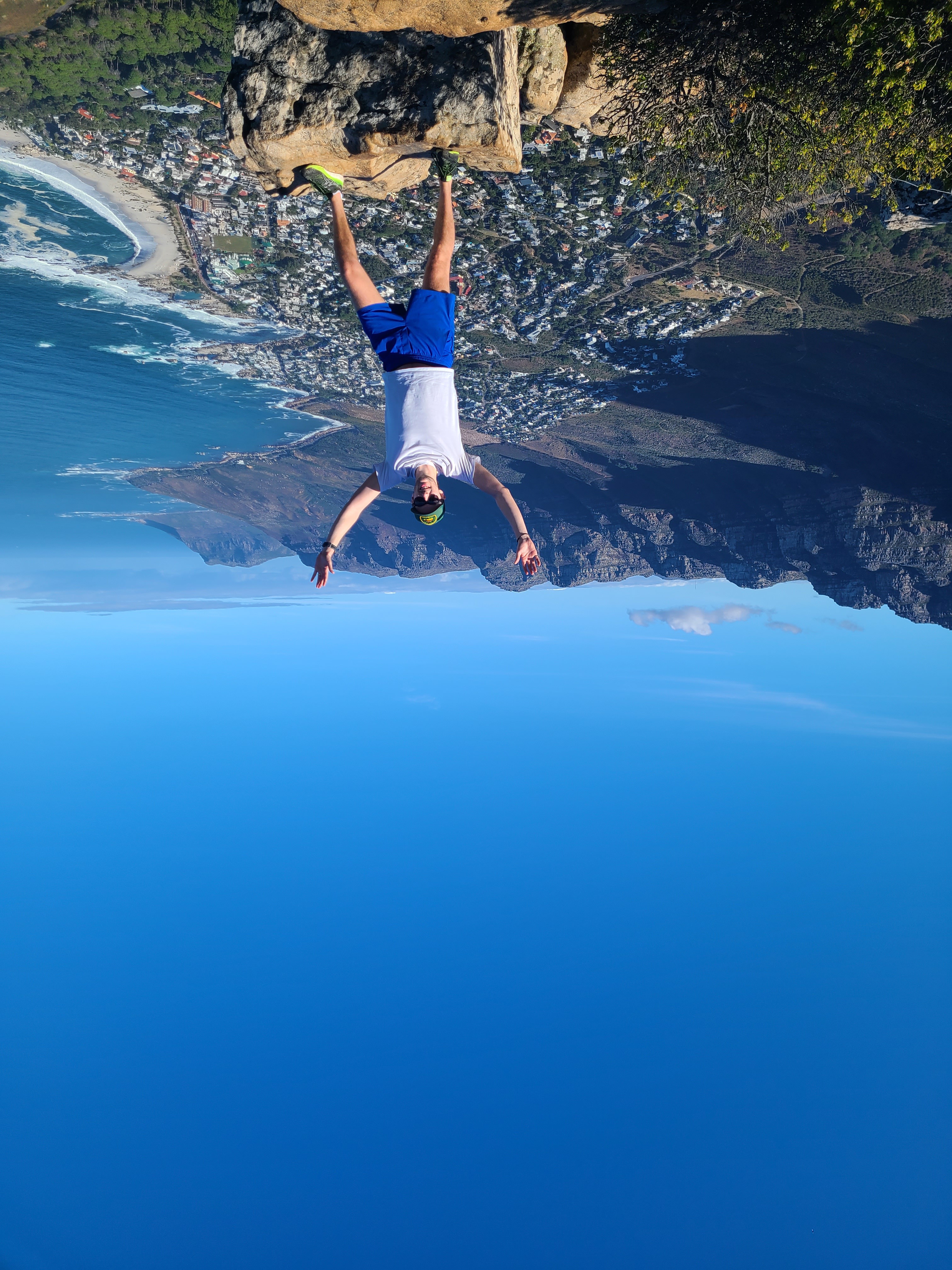 Peter Mark on a mountain summit